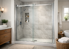 Why Shower Doors Are Replacing Curtains in 2026 Bathroom Refreshes