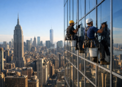 How High Rise Window Cleaning Manhattan is Changing Hudson Square, NY Towers